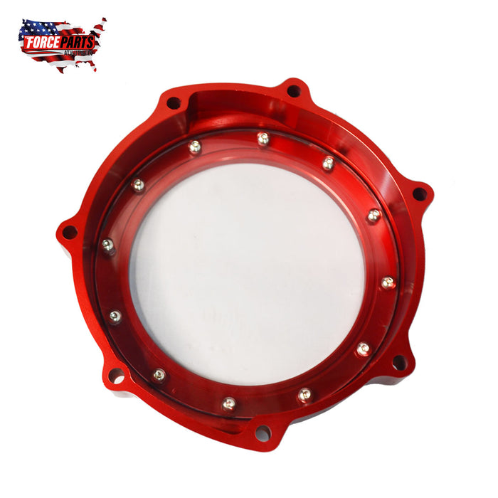 CLEAR CLUTCH COVER YAMAHA YFZ 450R ANODIZED - Wine